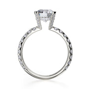 MICHAEL M Crown Engagement Ring